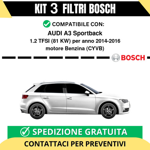 Kit bosch filtri - kit, 3
