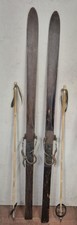 Vecchi sci in legno 160 cm