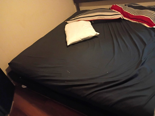 Struttura letto legno nero - struttura, in