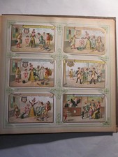 CHROMOS LIEBIG - serie 582 complete  1899 Les saltimbanques