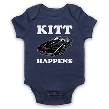 KNIGHT RIDER KITT NON UFFICIALE HAPPEN PARODIA SLOGAN TV BABY GROW REGALO