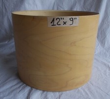 Fusto in Acero trattato Maple 12" x 9" per realizzare tom tamburo percussione ?