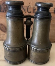 ANTICO BINOCOLO OTTONE REGOLABILE PRIMI '900