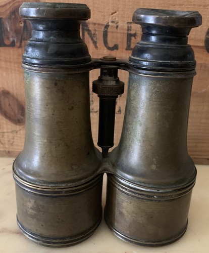 Antico binocolo ottone - antico,