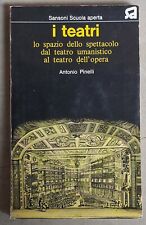PINELLI ANTONIO, I teatri, Firenze 1973 - ARCHITETTURA, STORIA
