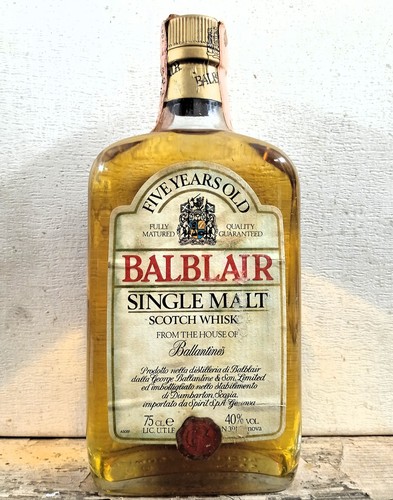 Single malt scotch - bt.,