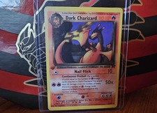 2000 Pokemon 1st Edition Dark CHARIZARD 4/82  Team Rocket Set #4 VTG WOTC NM