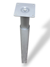 Piede Per Tavolo In Metallo Allungabile Da 70-80 Cm Bianco