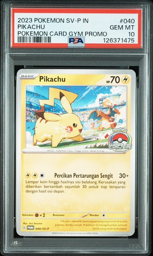 Pikachu 040 psa10 - 040/sv-p,