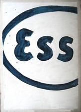 Tela di Mario Schifano di cm. 70x50 anni 1980 - provenienza e certificazione