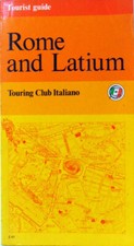 LIBRO CARTINA ROME AND LATIUM " TOURIST GUIDE " TOURING CLUB ITALIANO IN INGLESE