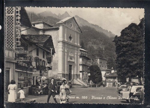 Cartolina ala stura - cartolina, piazza