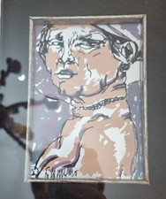 Volto foglia argento - volto, su