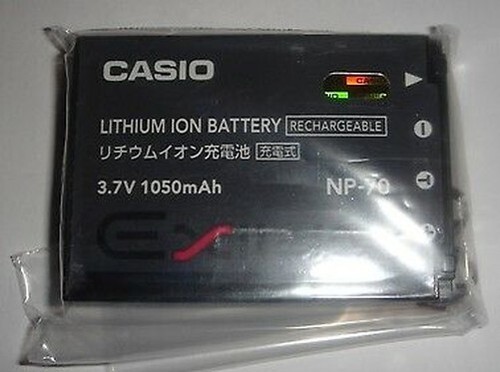 Batteria originale casio - batteria, np-70