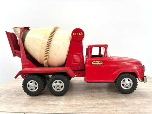 Camion betoniera tonka toys - betoniera,