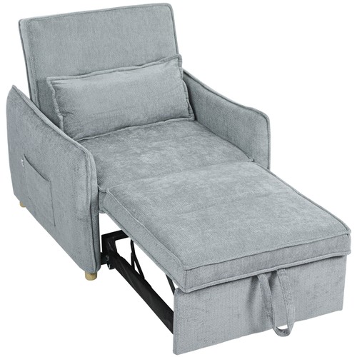 Homcom poltrona imbottita in - homcom,