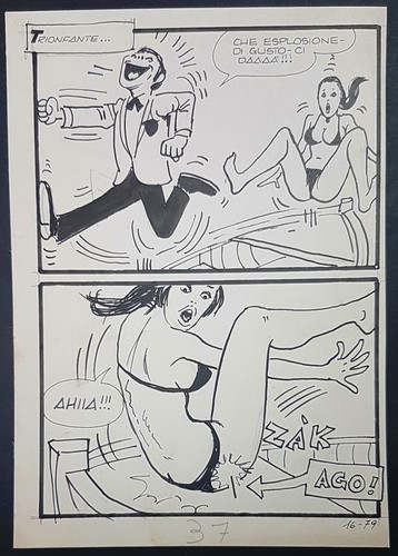 Milo manara tavola originale - milo,