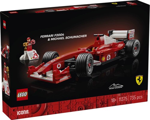 Lego 11375 icone ferrari f2004 - icone,