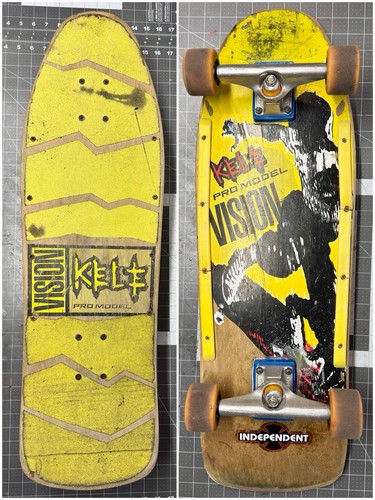 Skateboard vintage vision - skateboard, kele