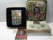ZIPPO MISTERI DELLA FORESTA set di 5 Zippo's 1995 da collezione