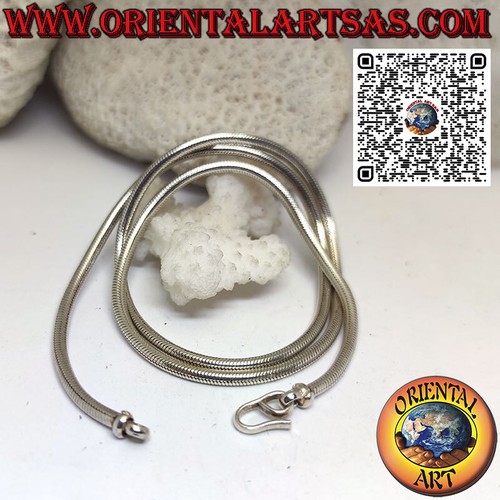 Collana snake argento 700 - , in
