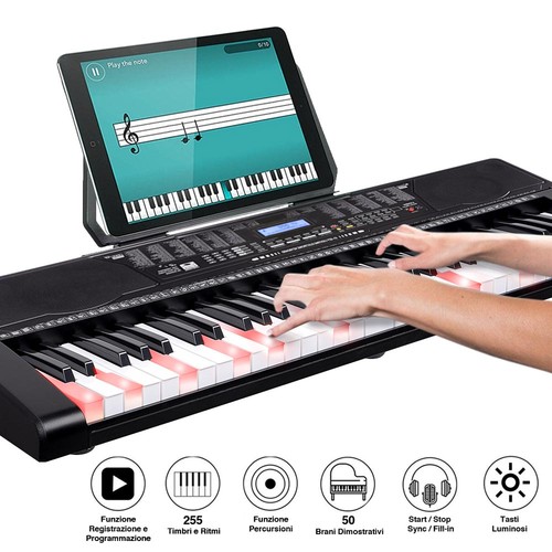 Tastiera musicale pianola - musicale,