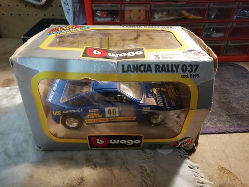 Burago lancia 037 rally olio - lancia,