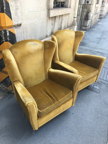 Coppia poltrone 50s radice - poltrone,