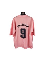 Maglia Vintage Juventus Calcio Tifoso 1997-1998 (M)#10 Maglia Rosa Inzaghi