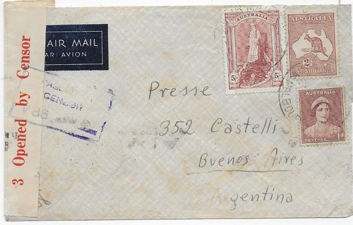 Posta aerea melbourne 1942 a - melbourne,,