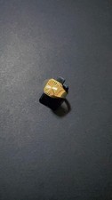 Anello Scudo Diamantato Liscio