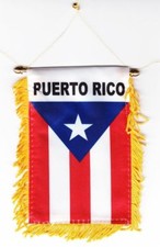 PUERTO RICO MINI BANNER FLAG