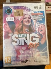 LET'S SING 2017 + MICROFONO NINTENDO WII NUOVO SIGILLATO VERSIONE ITALIANA