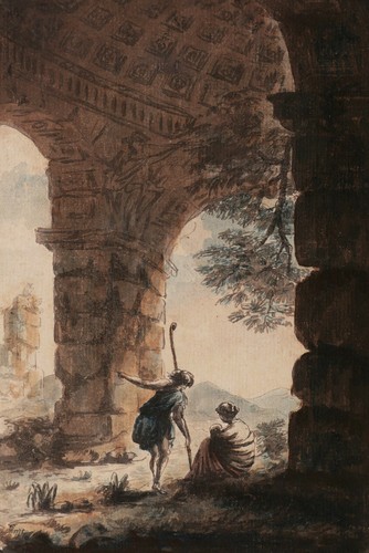 Disegno antico acquerello - antico,