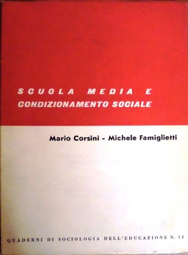 Scuola media condizionamento - media, e