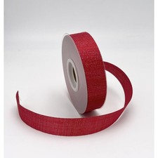 Nastro COTONE PERLA Perlato 25 mm x 25 metri colore ROSSO 166R