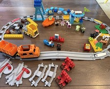 Lego Duplo Pista Treno Playset Carrozza Motorizzata Suono Luce Set Pacchetto Misto