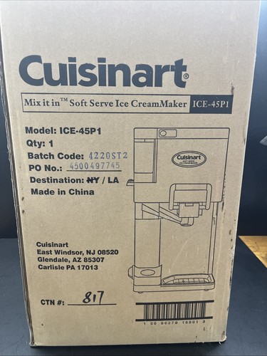 Cuisinart mix soft - in,