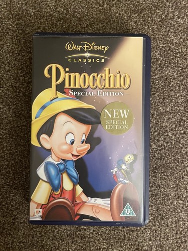 Pinocchio special edition vhs - pinocchio,