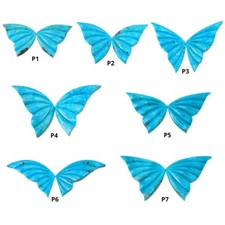 Coppia di farfalle intagliate