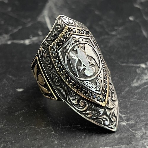 Anello uomo zihgir doppia - anello,