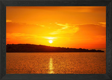 Ibiza alba mare oceano con