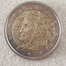 2 Euro 2002 Italia Dante