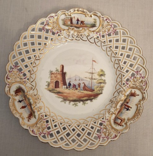 18259 meissen piatto - meissen,