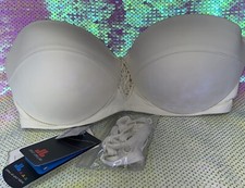 Oysho Ivory Bandeau Bikini Top