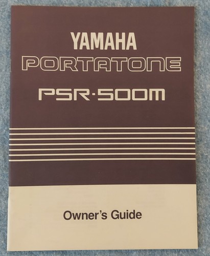 Yamaha portatone psr - yamaha, psr-500m