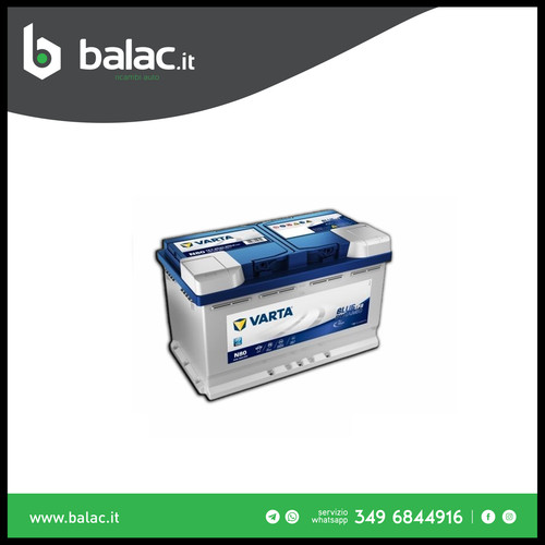 Varta blue dynamic - blue, n80,