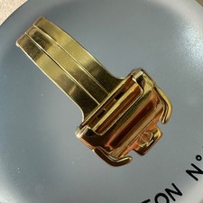 Chiusura deployant per orologio Baume et Mercier 16mm placcata