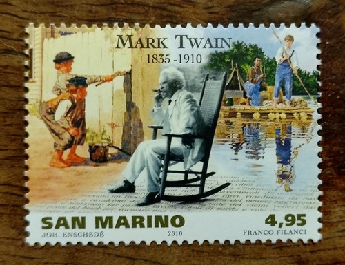 Mark twain francobollo - twain, san