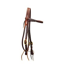 Testiera western in cuoio per